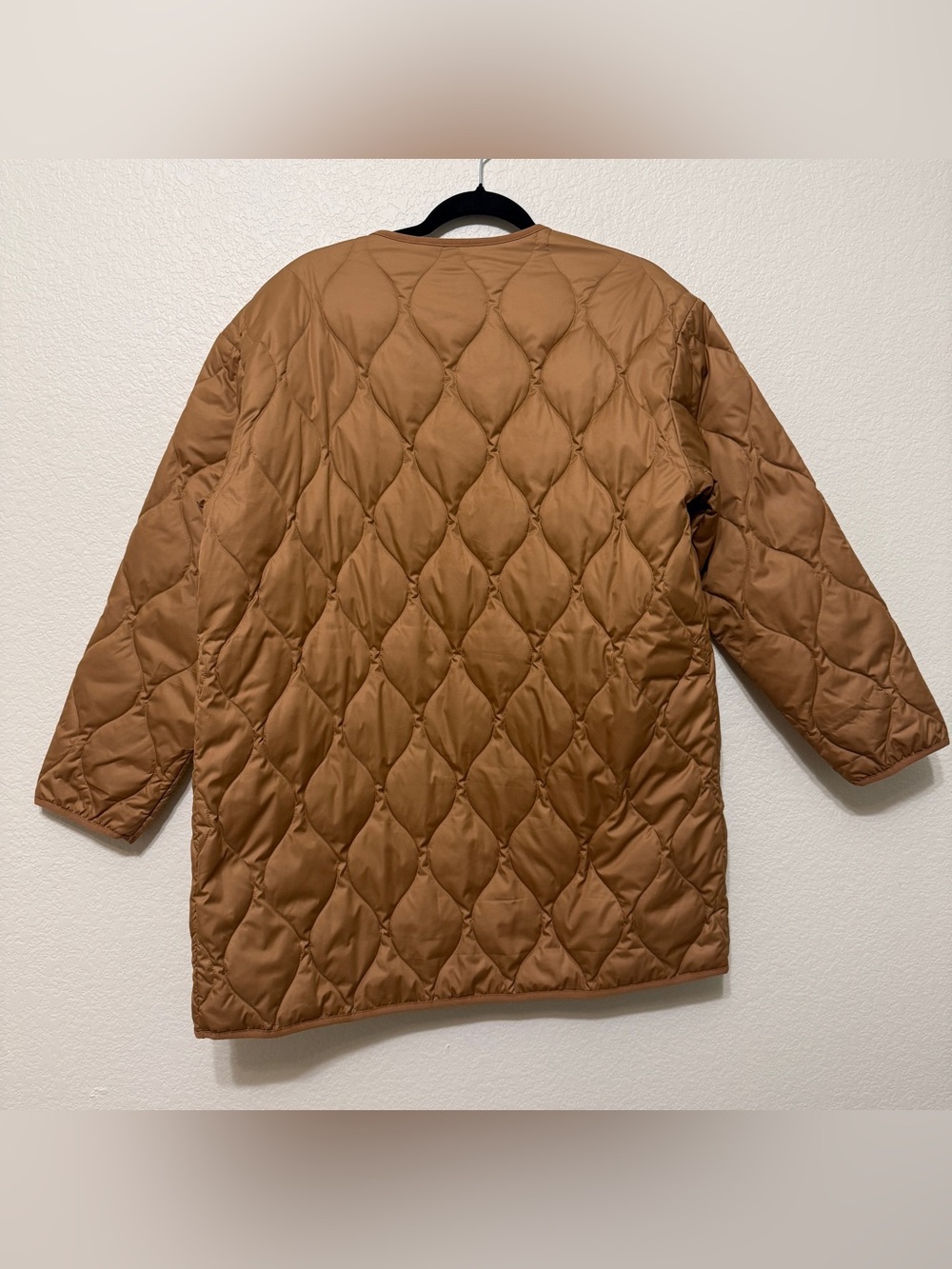 🦋 Everlane| The Quilted Liner Jacket Tawny Brown PrimaLoft Size M - Picture 4 of 12